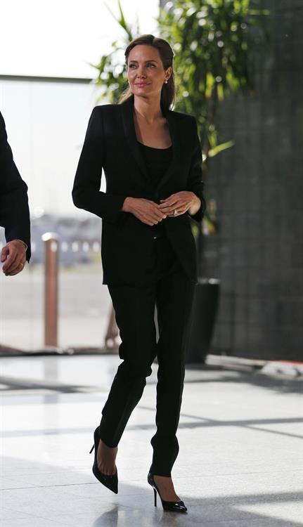 Angelina Jolie at the Global Summit To End Sexual Violence In Conflict June 12, 2014