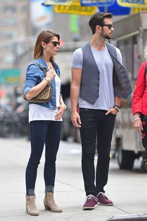 Ashley Greene strolling through NYC June 11, 2014