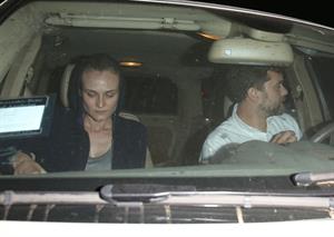 Diane Kruger and Joshua Jackson leaving Giorgio Baldi June 11, 2014