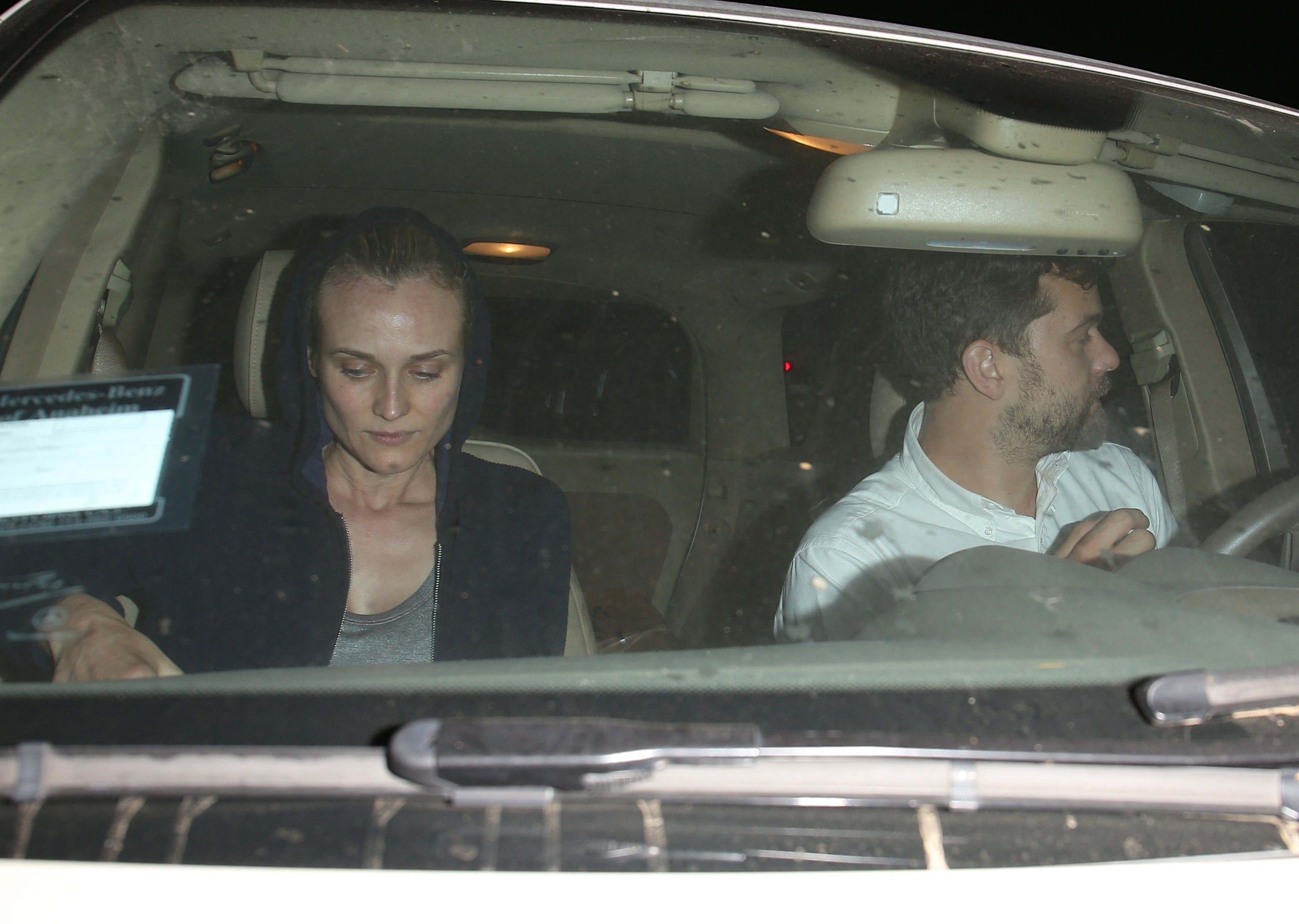 Diane Kruger and Joshua Jackson leaving Giorgio Baldi June 11, 2014