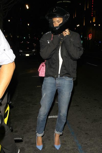 Bar Rafaeli grabbed some sushi at Katsuya restaurant in Hollywood, June 9, 2014