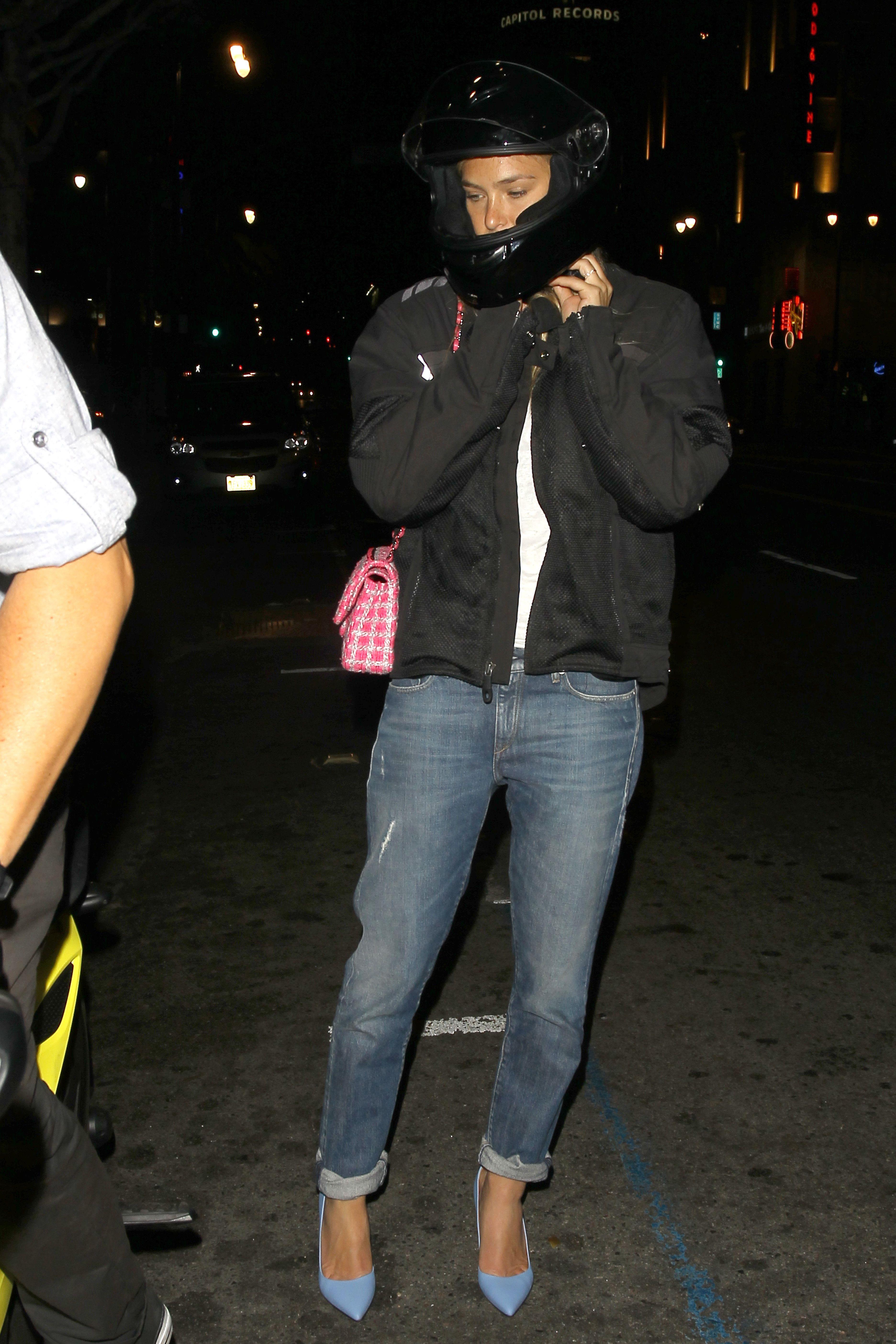 Bar Rafaeli grabbed some sushi at Katsuya restaurant in Hollywood, June 9, 2014
