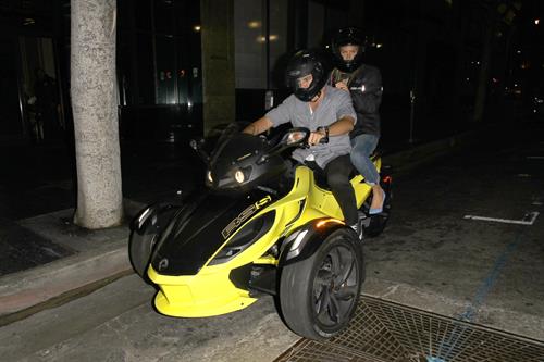 Bar Rafaeli grabbed some sushi at Katsuya restaurant in Hollywood, June 9, 2014