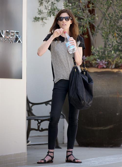 Jennifer Carpenter visits the dermatologist  in Beverly Hills, June 10, 2014
