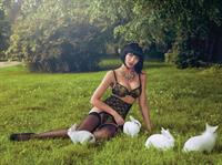 Gintare Sudziute in lingerie