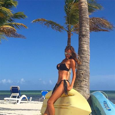 Lily Ermak in a bikini