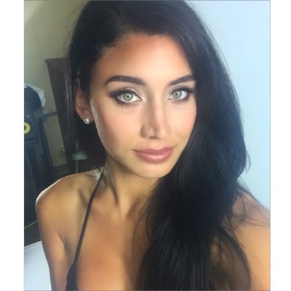 Gracee Belle in a bikini taking a selfie