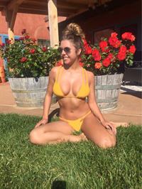 Anonymous in a bikini