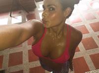 Anonymous in a bikini taking a selfie