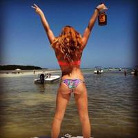 Anonymous in a bikini - ass