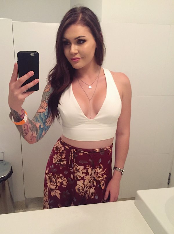 Anonymous taking a selfie