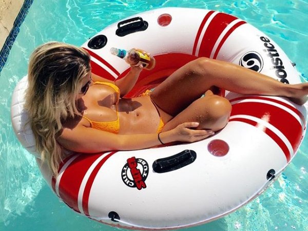 Anonymous in a bikini