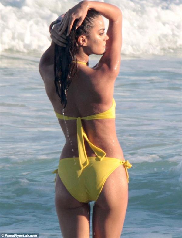 Barbara Fialho in a bikini - ass