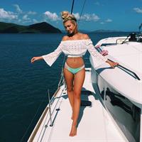 Gabrielle Grace Epstein in a bikini