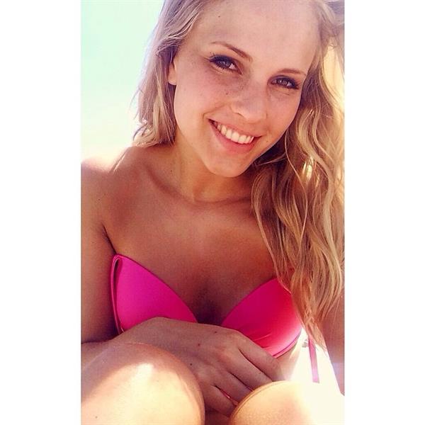 Emilie Voe Nereng in a bikini