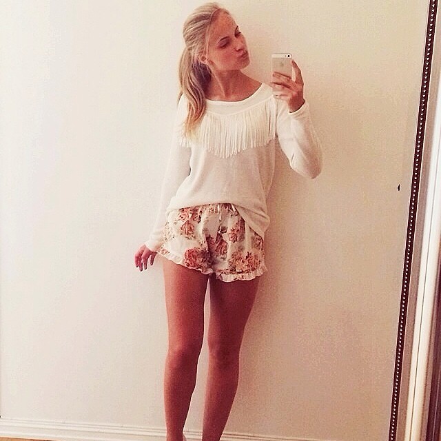 Emilie Voe Nereng taking a selfie