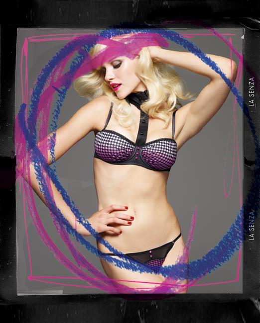 Ginta Lapina in lingerie