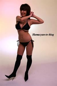 Hitomi Tanaka in a bikini