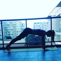 Tanya Poppett in Yoga Pants