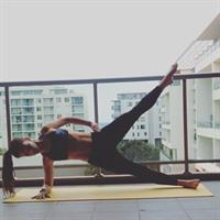 Tanya Poppett in Yoga Pants