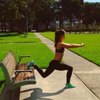 Tanya Poppett in Yoga Pants