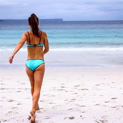 Tanya Poppett in a bikini - ass