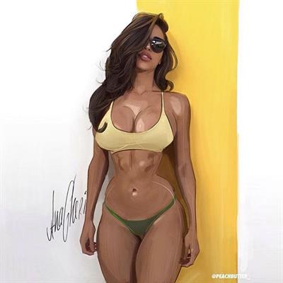 Ana Cheri in a bikini