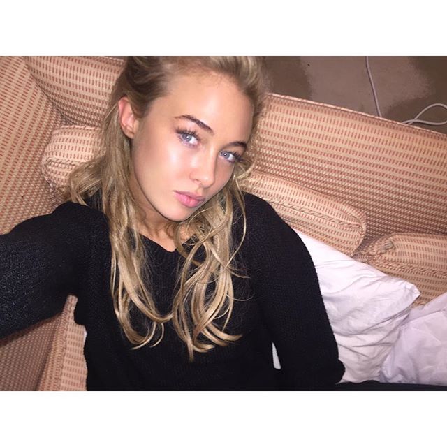 Nicola Hughes taking a selfie