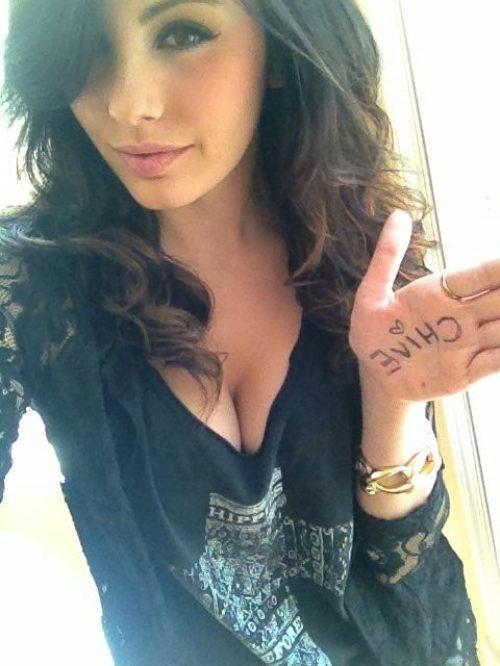 Brittany Young taking a selfie