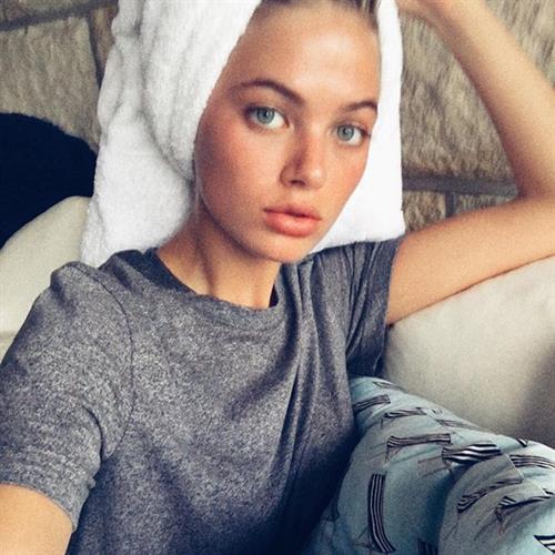 Megan Blake Irwin taking a selfie