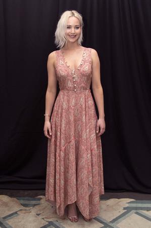 Jennifer Lawrence attending X-Men Apocalypse Press Conference in London on May 9, 2016