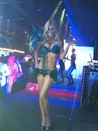 Sheridyn Fisher in lingerie