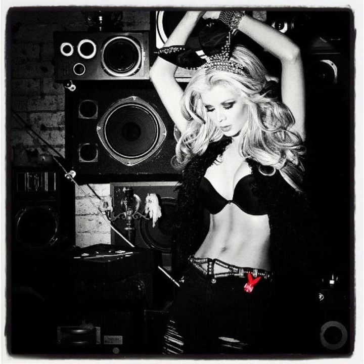 Sheridyn Fisher in lingerie