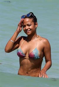 Christina Milian in a bikini