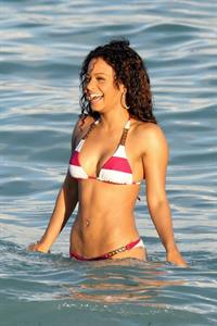 Christina Milian in a bikini