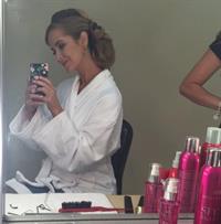 Olivia Jordan taking a selfie