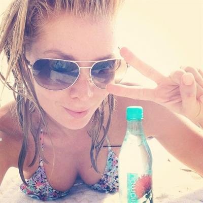 Sheridyn Fisher in a bikini