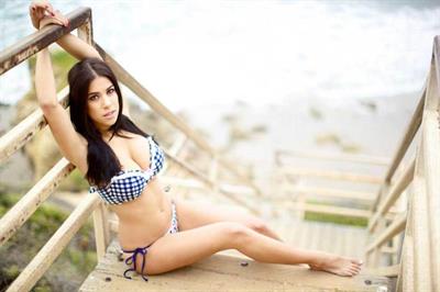 Devin Brugman in a bikini