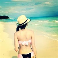 Caitlin Arnett in a bikini