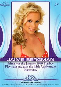 Jaime Bergman in a bikini