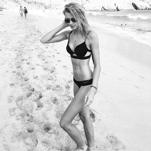 Kimberley Mens in a bikini