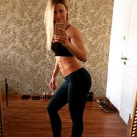 Adrienne Koleszár taking a selfie