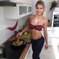 Adrienne Koleszár in a bikini