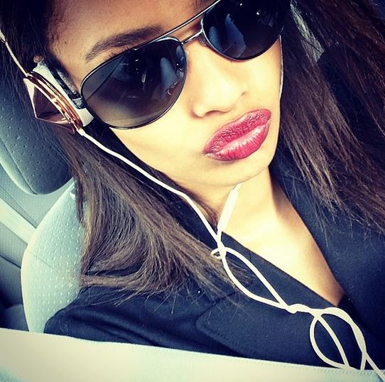 Malaika Firth taking a selfie