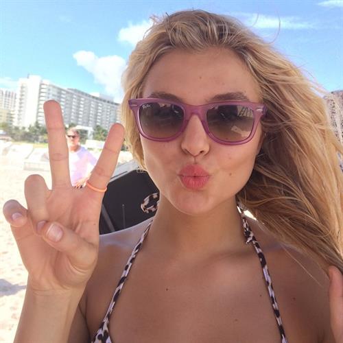 Rachel Hilbert in a bikini