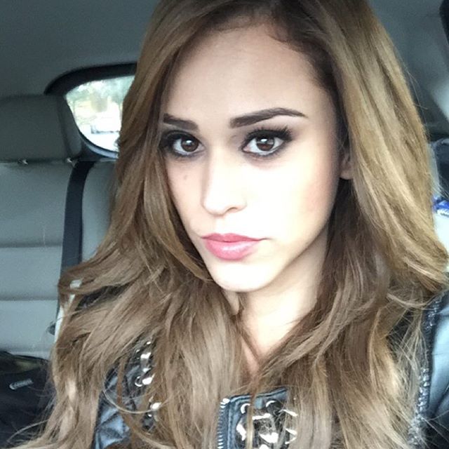 Yanet Garcia taking a selfie