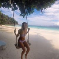 Devon Windsor in a bikini