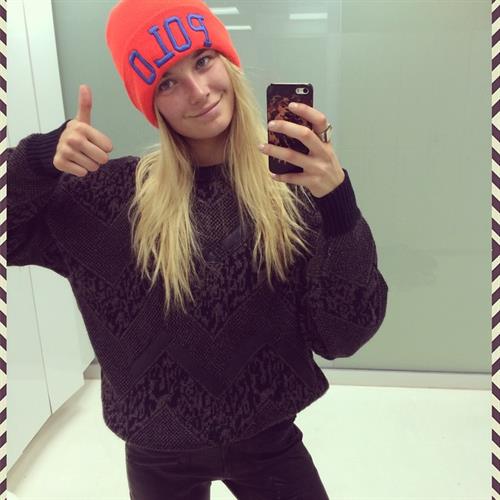 Bridget Malcolm taking a selfie