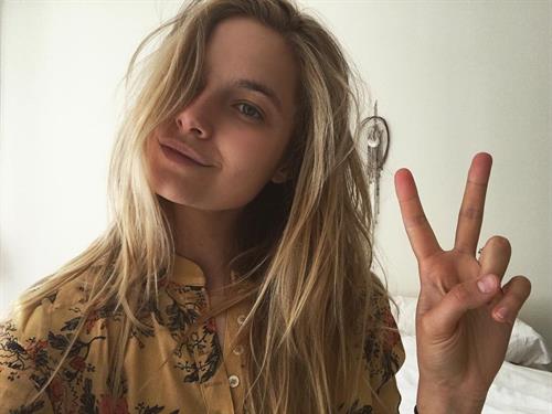 Bridget Malcolm taking a selfie