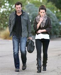 Kate Beckinsale headed to a high school football game in Studio City 11/10/12